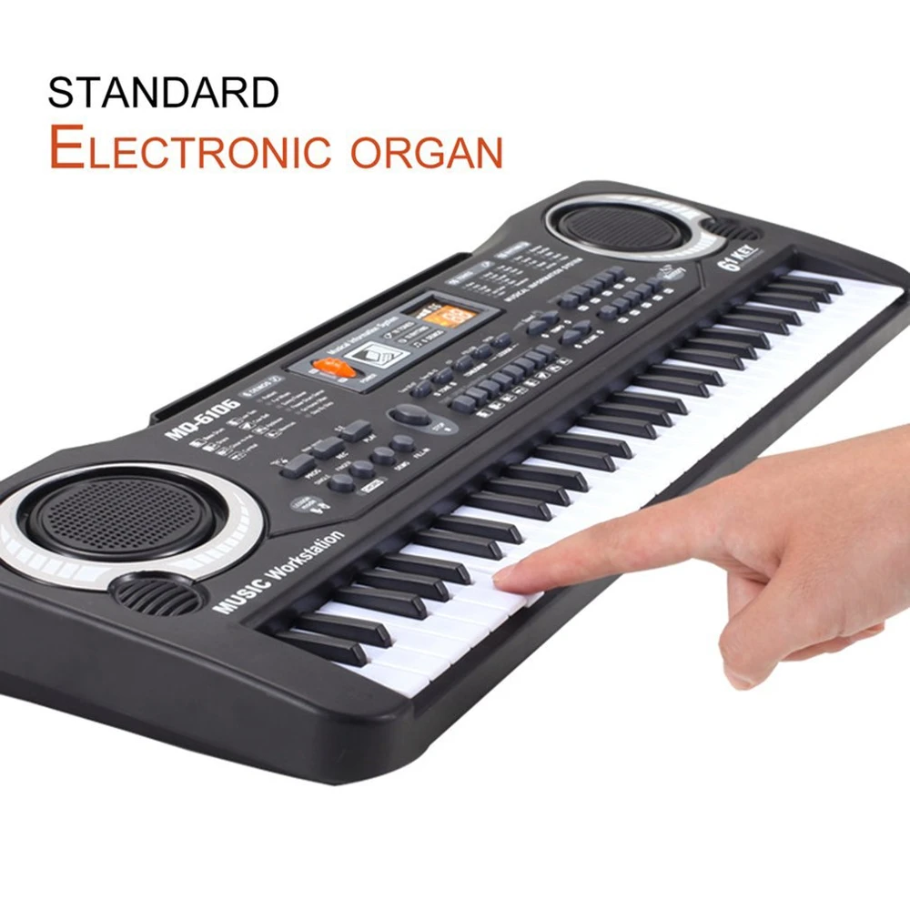 Rarity punishment sinner 61 Keys Electronic Music Keyboard Electric Organ With Microphone Children  Musical Instrument Early Educational Tool For Kids Hot - Toy Musical  Instrument - AliExpress