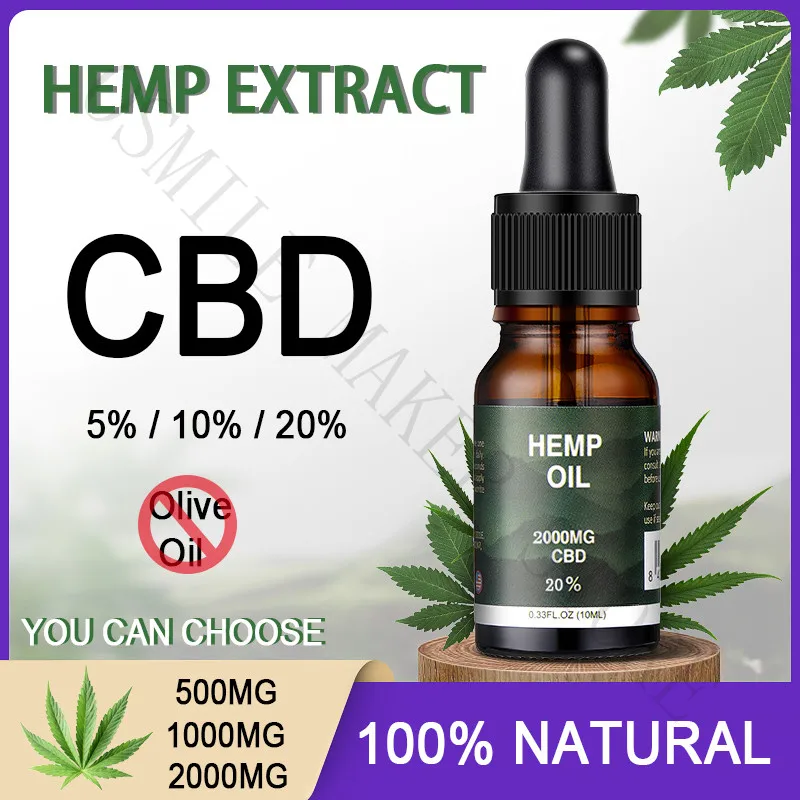 10 мл реальные CBD масло 5% 10% 20% последовательности чистота более 99% конопляного