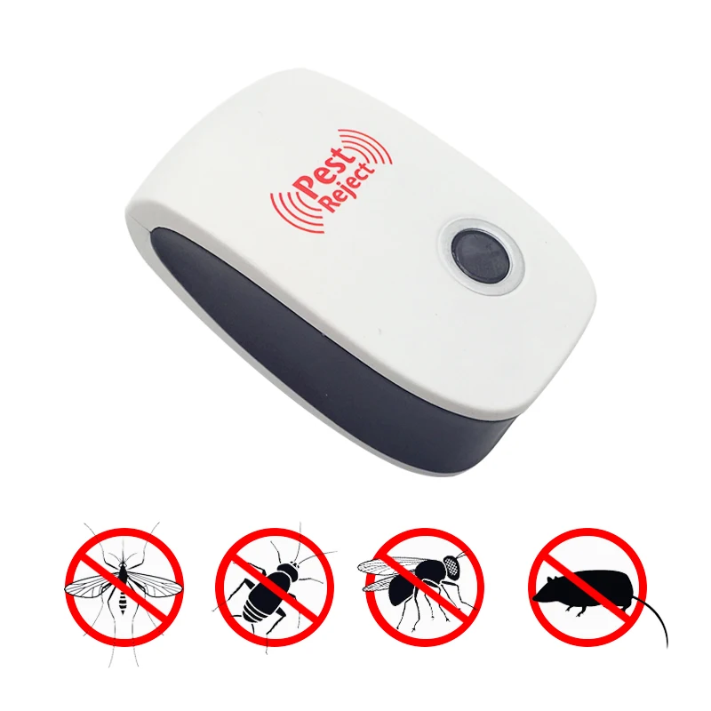 

Enhanced Version Electronic Cat Ultrasonic Anti Mosquito Insect Repeller Rat Mouse Cockroach Pest Reject Repellent EU/US Plug