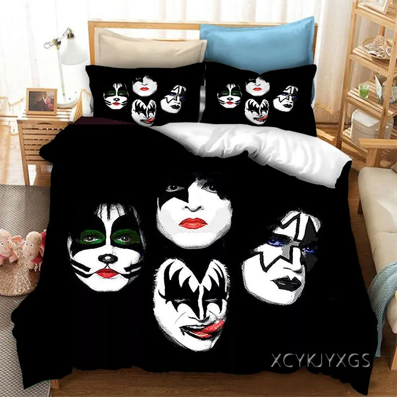 Rock Kiss Metal Band 3D Printed Duvet Cover Set Twin Full Queen King Size  Bedding Set Bed Linens Bedclothes for Young - AliExpress