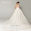 Ashley Carol Beach A-Line Wedding Dress 2022 Elegant Backless V-neck Sleeveless Lace Appliques Boho Bridal Gown Vestido De Noiva 4