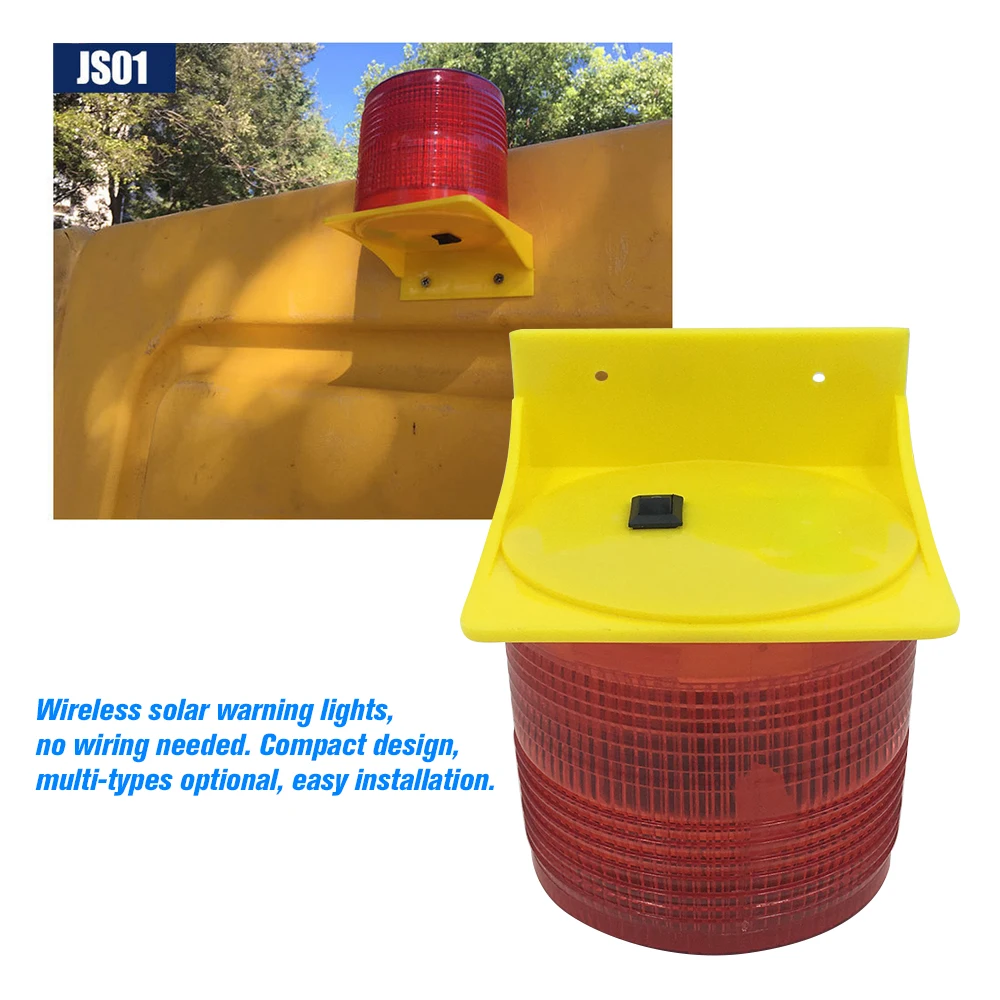 Солнечный Аварийные огни 8 шт. Светодиодов Красного светильник на солнечной батарее Предупреждение лампы затруднения лампа/Маяк светильник/дорожные Аварийные огни