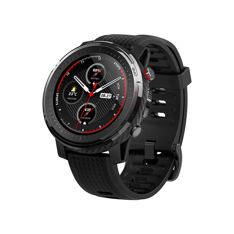 Amazfit Stratos 3 умные часы спортивные gps для мужчин и женщин сердечный ритм ГЛОНАСС Beidou