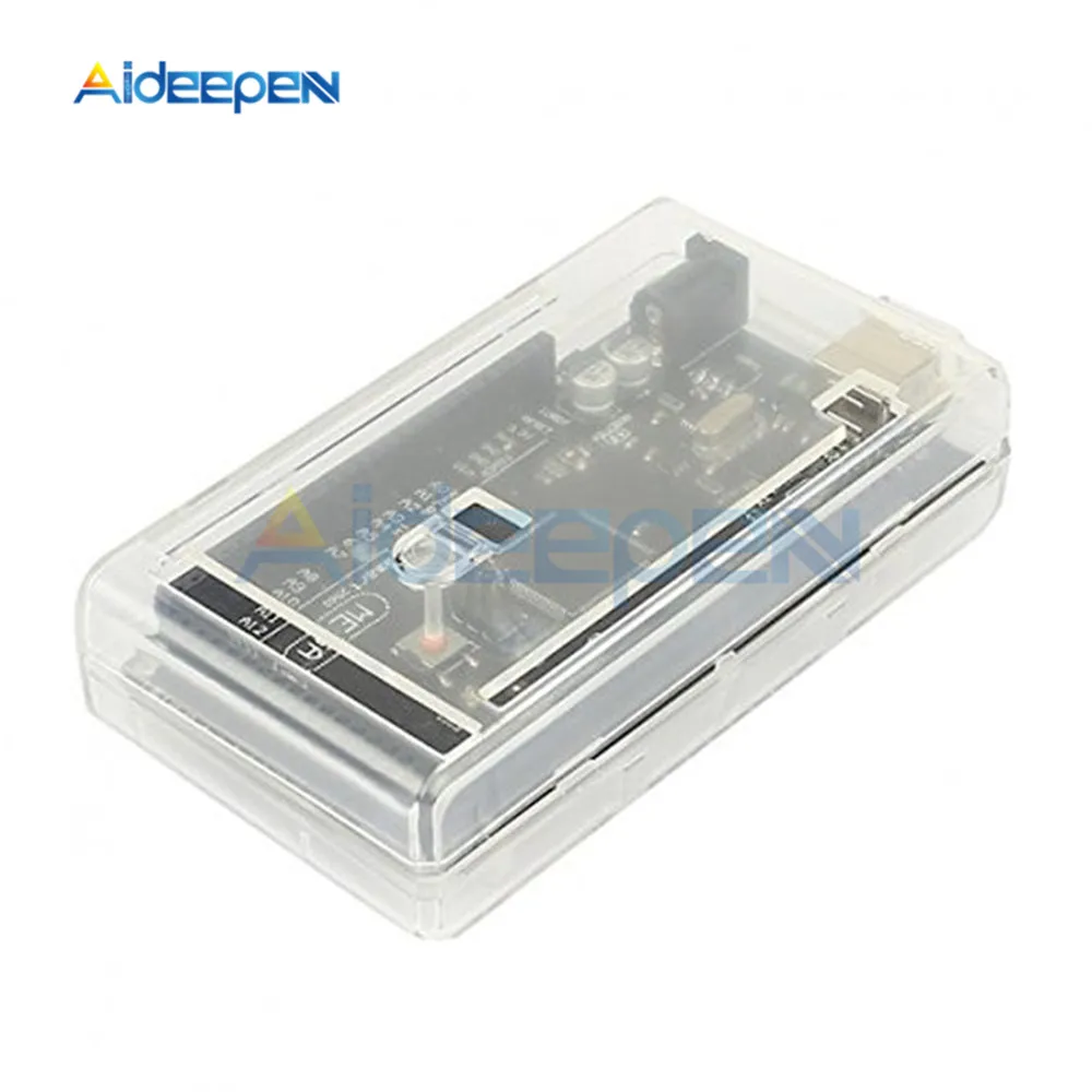 ABS Прозрачный чехол для защиты компьютера с переключателем для Arduino Mega2560 R3