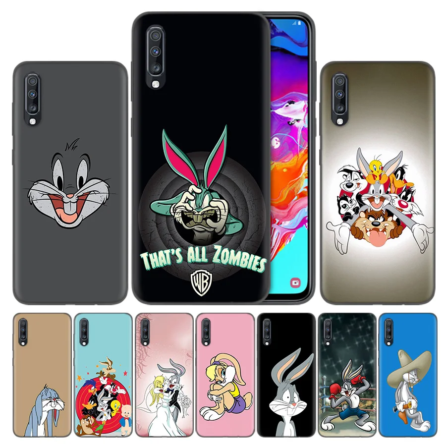 

Bugs Bunny cute Bags Coque Phone Case For Samsung Galaxy S8 S9 A50 S10 S10e Plus 5G A10 A20 A30 A40 A60 A70 Back Covers