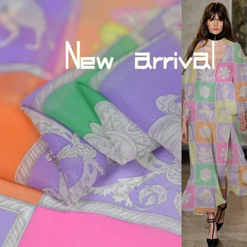 

Very pretty silk joe yarn 100% silk fabric dress fashion designer fabric light breathable comfort