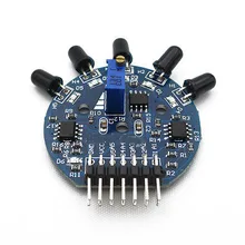 Special Offers 1Pcs 5 Way Flame Sensor Module Digital Analog Output Raspberry pi diy electronics