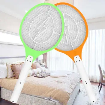 

Behogar Rechargeable Electric Mosquito Swatter Home Garden Fly Insect Bug Zapper Killer Mosquito Swatter Killer 110-220V EU Plug