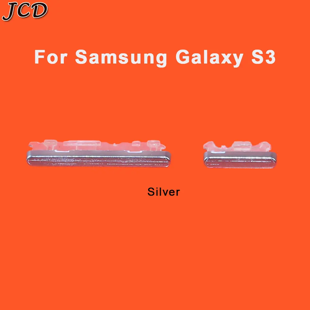 JCD 1 комплект новая Замена для samsung Galaxy S3 i9300 i9305 i535 i747 L710 T999 Кнопка питания+ клавиша громкости Боковая клавиша