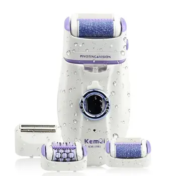 

Women Epilator Electric Female Face Hair Removal Lady Shaver Bikini Trimmer Body Depilatory Leg Rechargeable Depilation 3in1