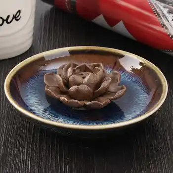 

3 Holes Lotus Incense Burners Holder Ceramic Incense Holder Stick Censer Aromatherapy Home Decoration Crafts Gifts