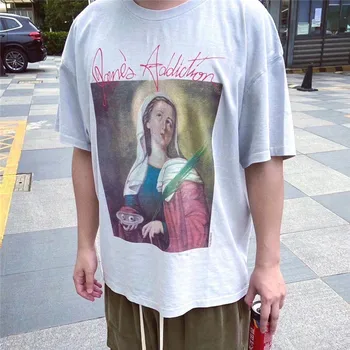 

Oversized Vintage T Shirt Men Women 1:1 Top-Quality Angels Printing T-shirt Tees men clothing customized products