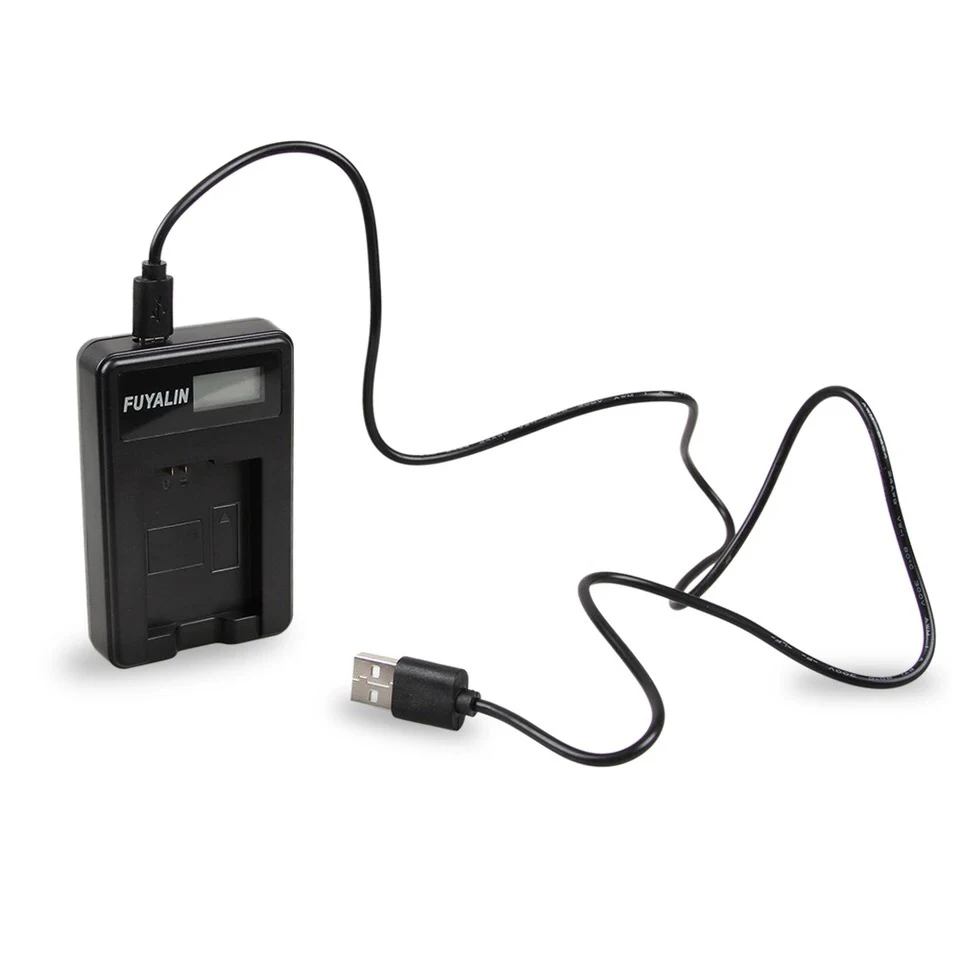 Зарядное устройство USB с ЖК дисплеем для Nikon EN EL15 D850 D810a D810 D800 D800E D750 D610 D600 D500 D7500 D7200