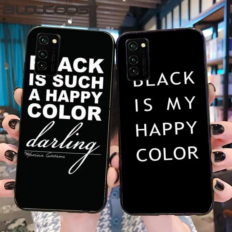 Чехол Hrmes Black is My Happy Color TV Series Skam для телефона Huawei Honor 8X 9 10 20 Lite 7A 8A 5A 7C 10i 20i 9X play 8C |