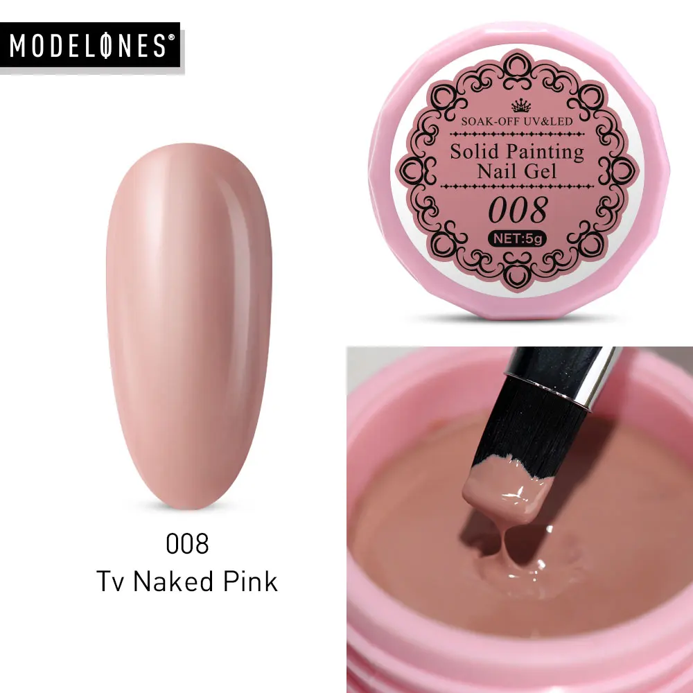 Modelones Colorful Nail Art Led Gel Polish Soak Off Shining Nail Gel Varnish Long Lasting Enamel Semi Permanent Lacquer Gel - Color: 8