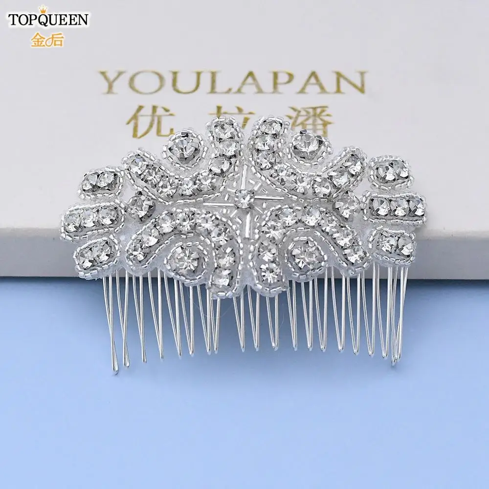 

TOPQUEEN H03 Luxury Bridal Comb Wedding Headband Bridal Headpieces for Brides Bridal Tiara Hair Accessories Wedding Headwear