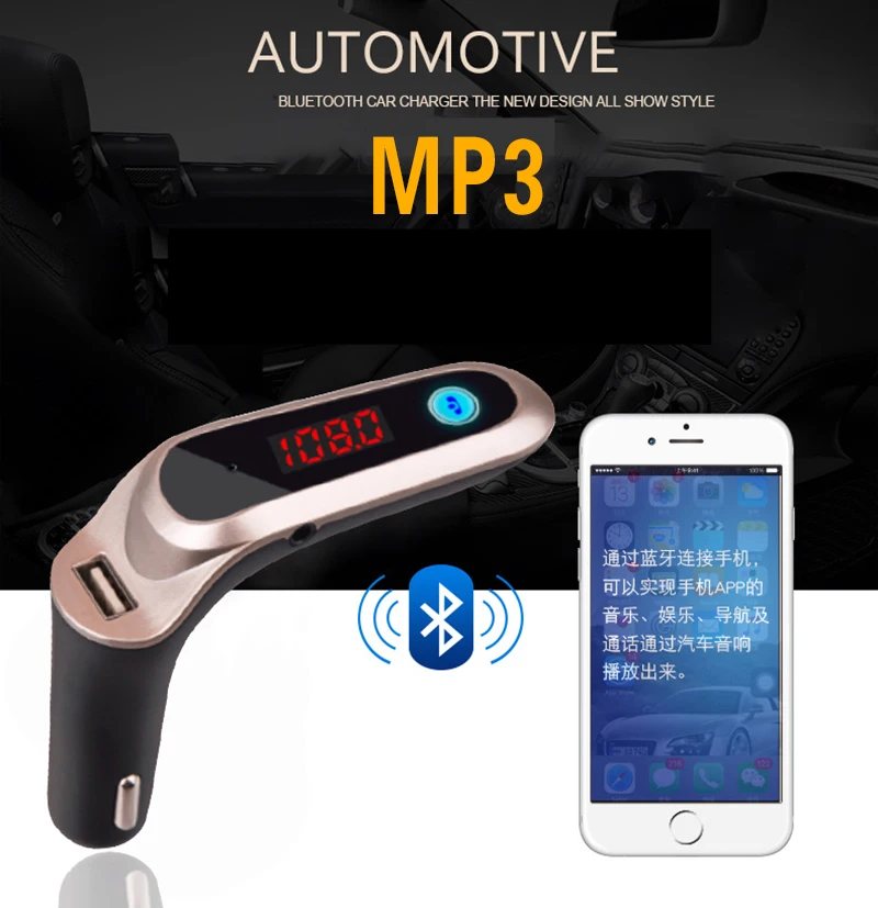 Комплект беспроводной связи bluetooth для автомобиля lcd Hands-Free fm-передатчик MP3 музыкальный плеер Поддержка USB TF карта для мобильных телефонов планшетов