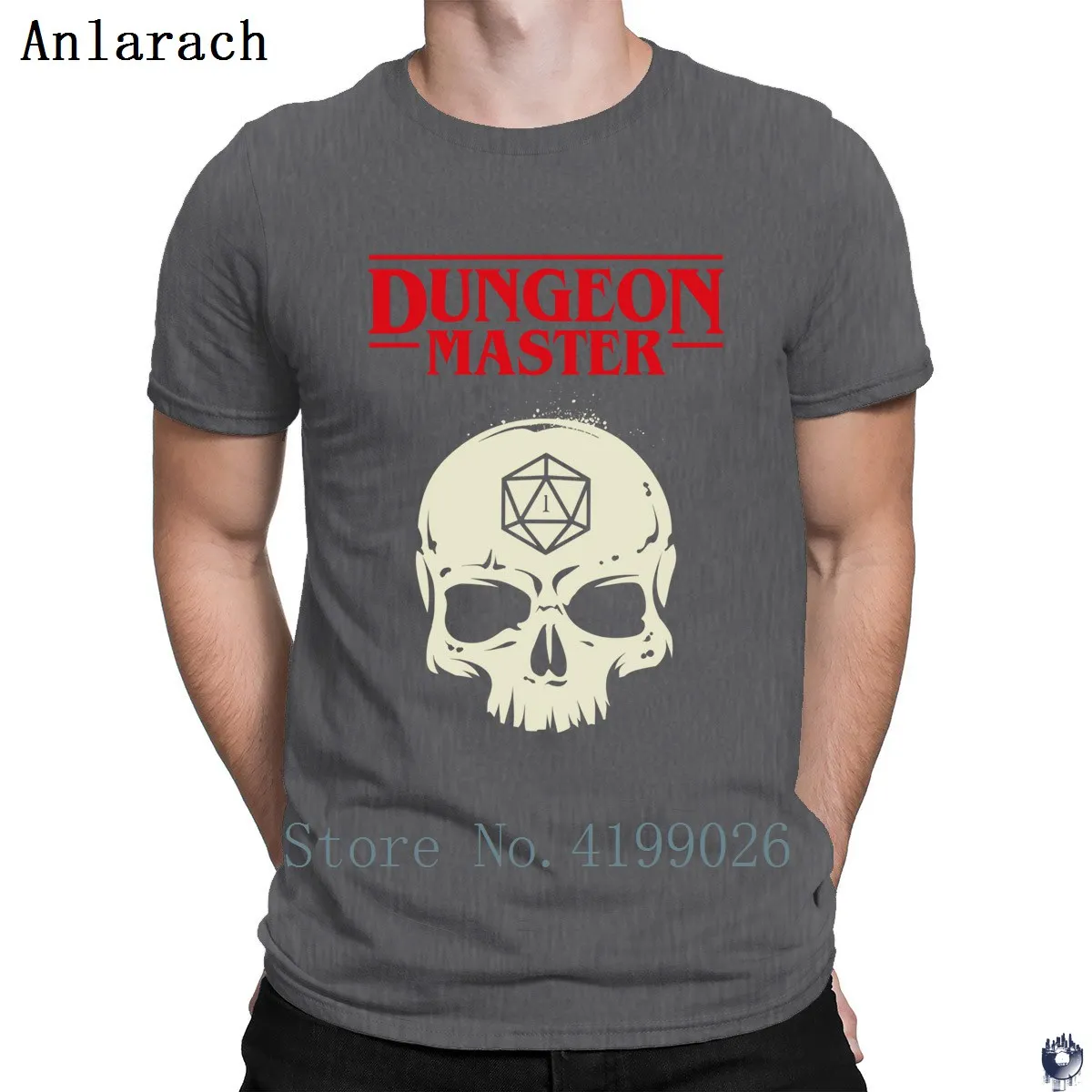 Dungeon Master DM D20 Dice Slaying драконы футболки awesome Индивидуальные футболка для мужчин весна осень Базовая одноцветная Футболка Винтаж