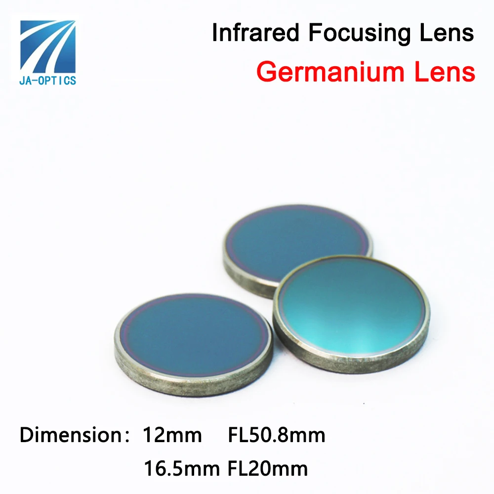 JAOpticsDia12mm165mmInfraredGeFocusLensThermalImagingLens