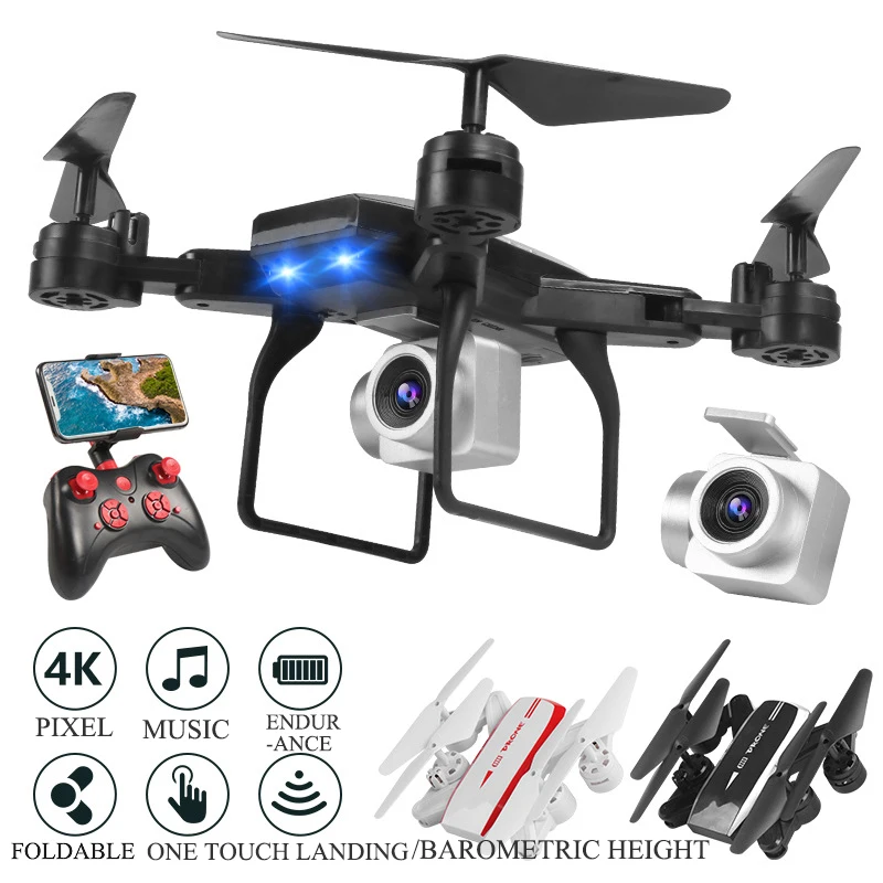 Ky606d Дрон 4k Rc вертолет Дроны с камерой Hd долгое время полета Rc Gps Дрон Wifi Fpv Квадрокоптер складной детский подарок игрушка