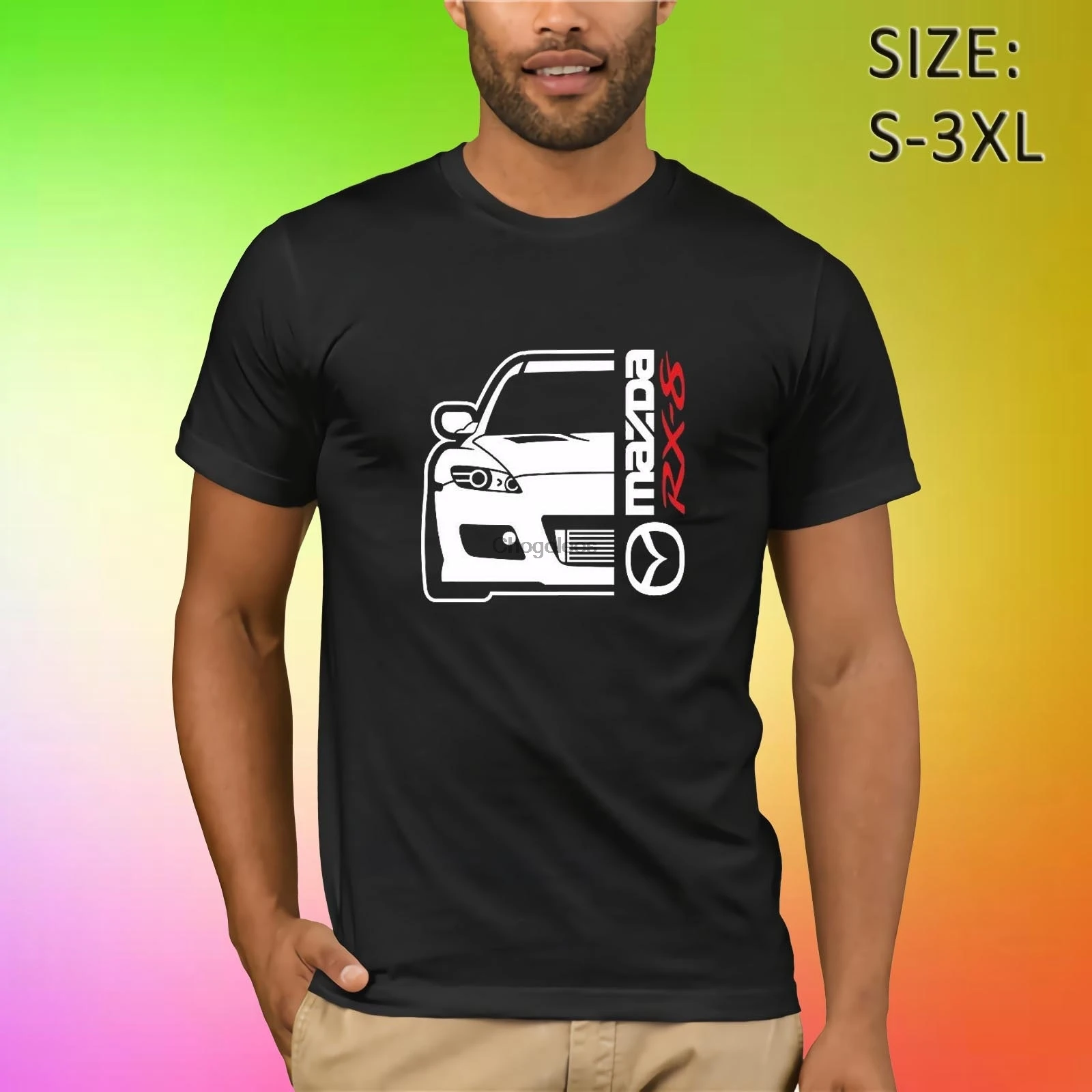 Mazda RX8 Car Auto T-Shirt Men | Мужская одежда