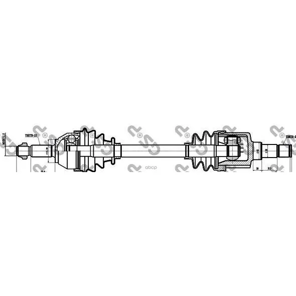 Привод В Сборе Ford Focus 1.8-2.0 98-04 Лев. 218101 GSP арт. 218101