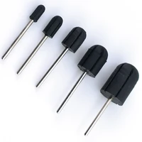 High Quality 1PCS Rubber Drill Bit Match Nail Sanding Cap Accessrry Electric Nail Drill Manicure Pedicure Art Tools 1