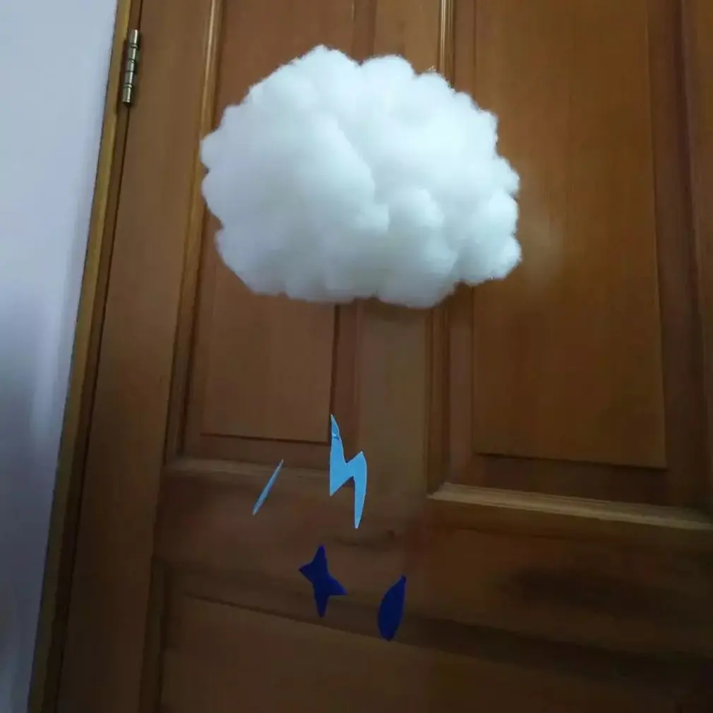 Сделай Сам Симпатичный хлопковый светильник в форме облака ручной работы