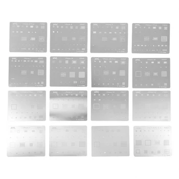 

16pcs Solder Template Universal Repair Tool Platform Positioning Reballing Stencil Kits Replacement Parts Durable For IPhone