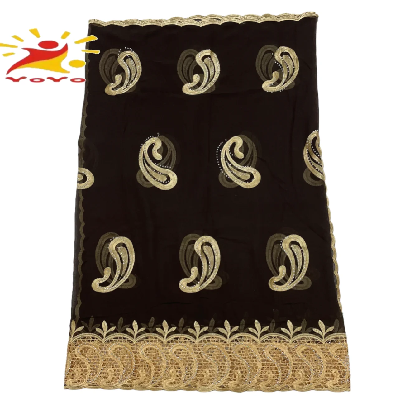 

Африканский Дубай, шифон, разноцветная Пашмина для молитвы, шаль большого размера, палантин с химическими кружевами, шарф, повязка на голову, мусульманский