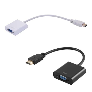 

HDMI To VGA HDMI Male To VGA RGB Female Video Converter Adapter Male to Female Cable 1080P For PC Male-Female Adapter Converter