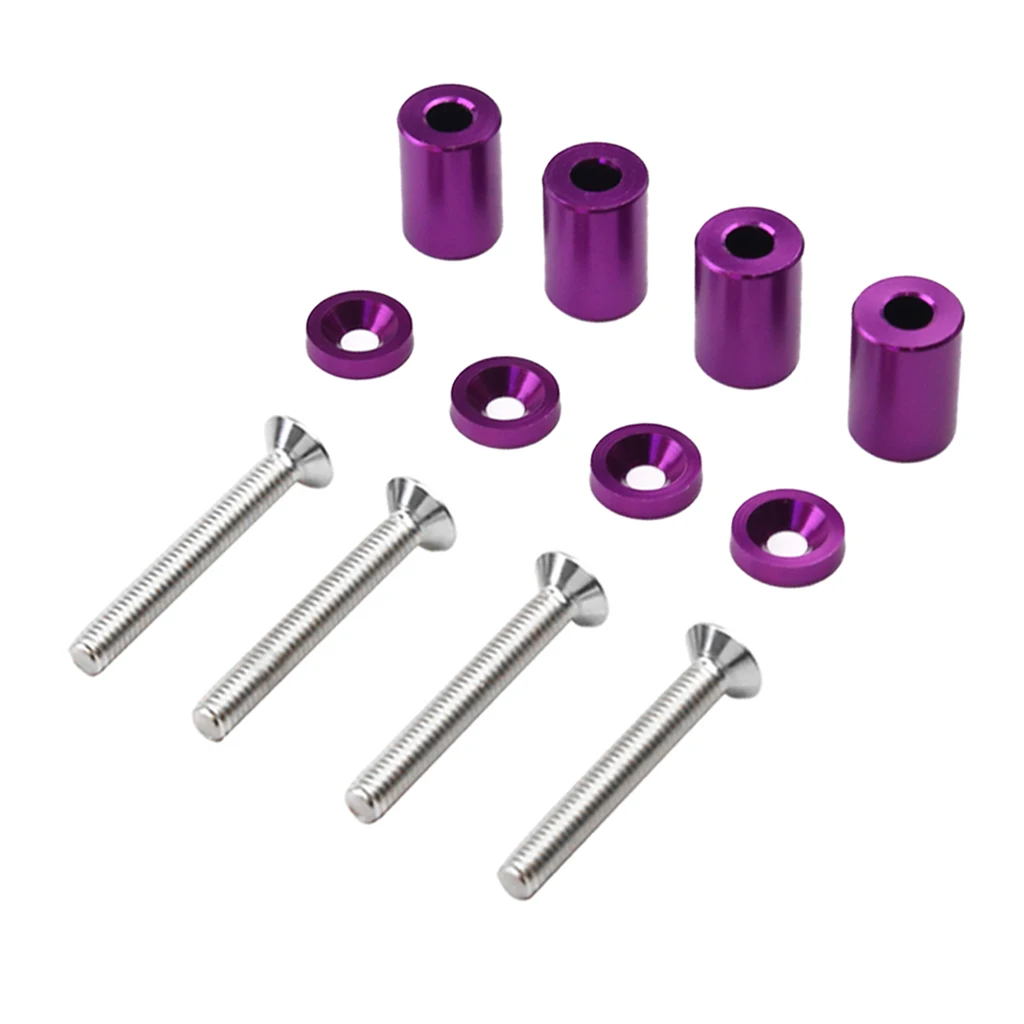 Alloy Hood Vent Spacer Riser For Car Auto Motor  Engine Swap