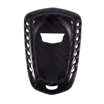 

NEW-Premium Real Carbon Fiber Snap on Case Fit for CADILLAC ATS CTS XT5 XTS Escalade ESV Smart Key Fob Remote