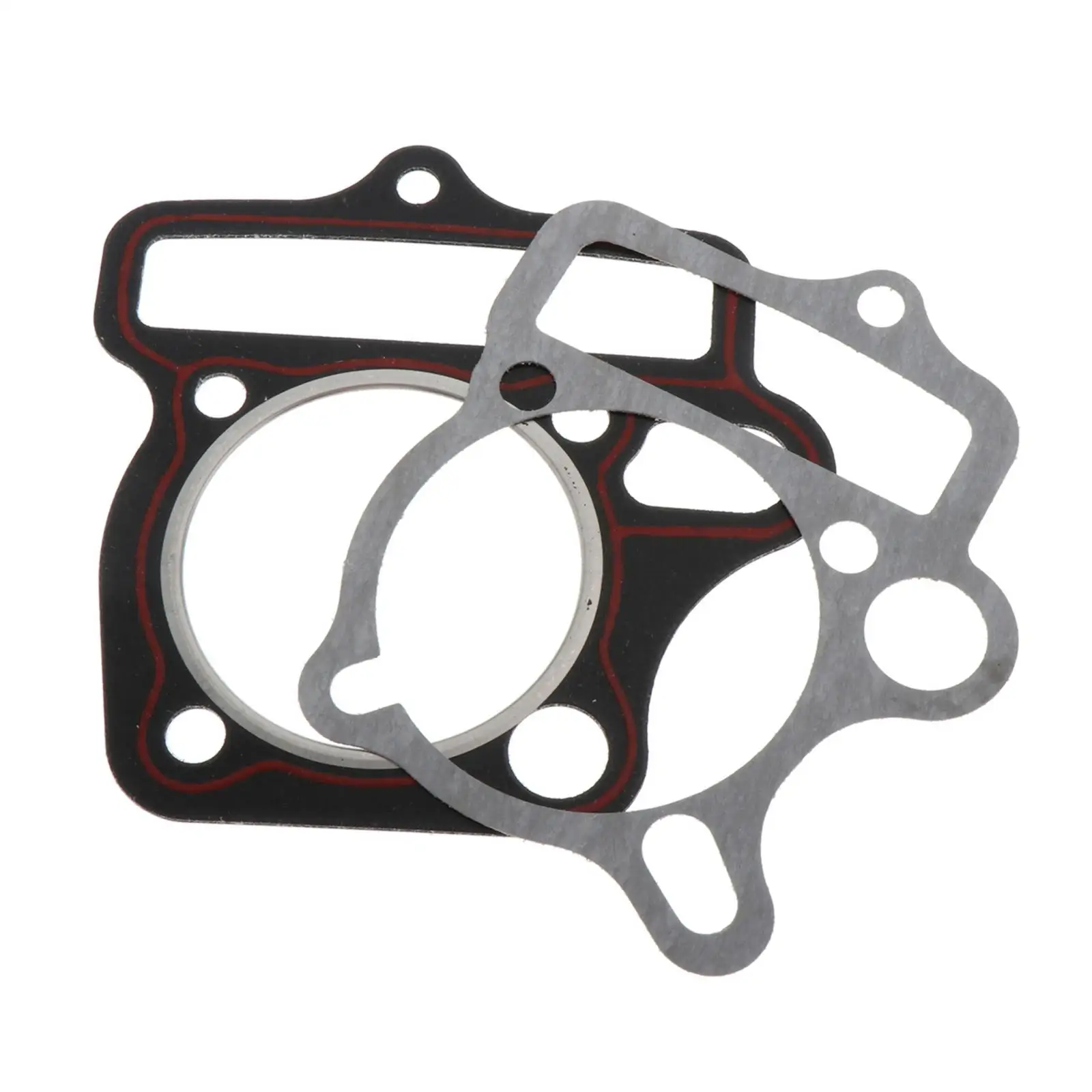 Cylinder Head Gasket Set 59mm Black Gasket + 54.5mm Silver Gasket Motorcycle Engine Supply for 125cc Engine Scooter Parts
