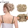 S-noilite LARGE Comb Clip In Curly Synthetic Hair Pieces Chignon Updo Cover Hairpiece Extension Hair Bun 1