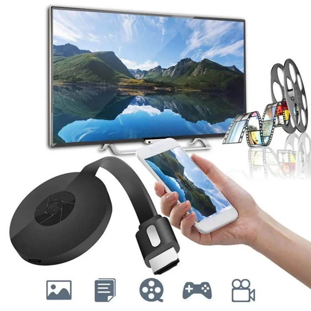 1080P HD TV Stick Wireless WiFi Display TV Dongle Receiver Airplay Media Streamer Adapter Media