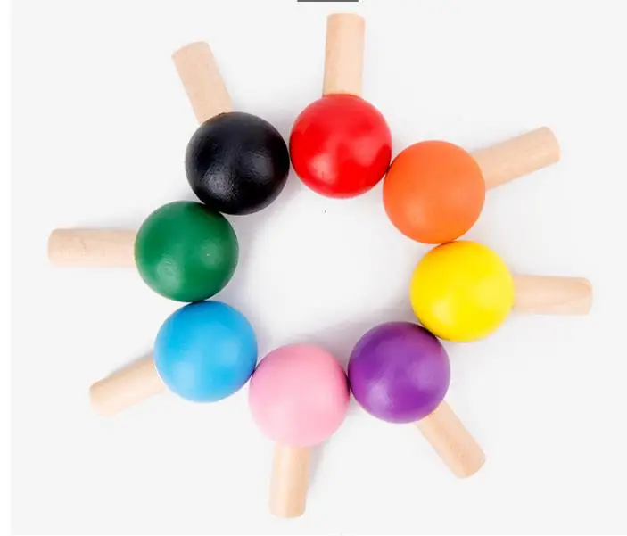 Новые деревянные игрушки montessori гриб и ошибка Охота координации обучающая игрушка для детей