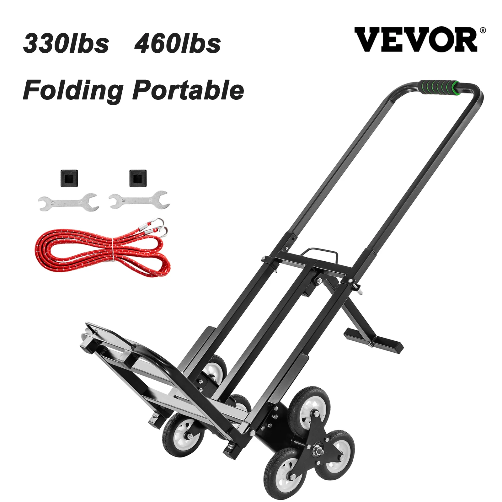 VEVOR 330lbs 460lbs лестничная тележка для скалолазания складная сверхпрочная