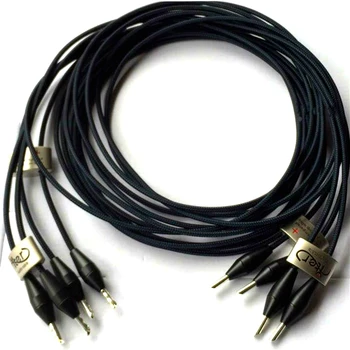

HiFi Audio Speaker Cable YTER Well Tempered Orgentun Alloy Loudspeaker Cables Banana Plug