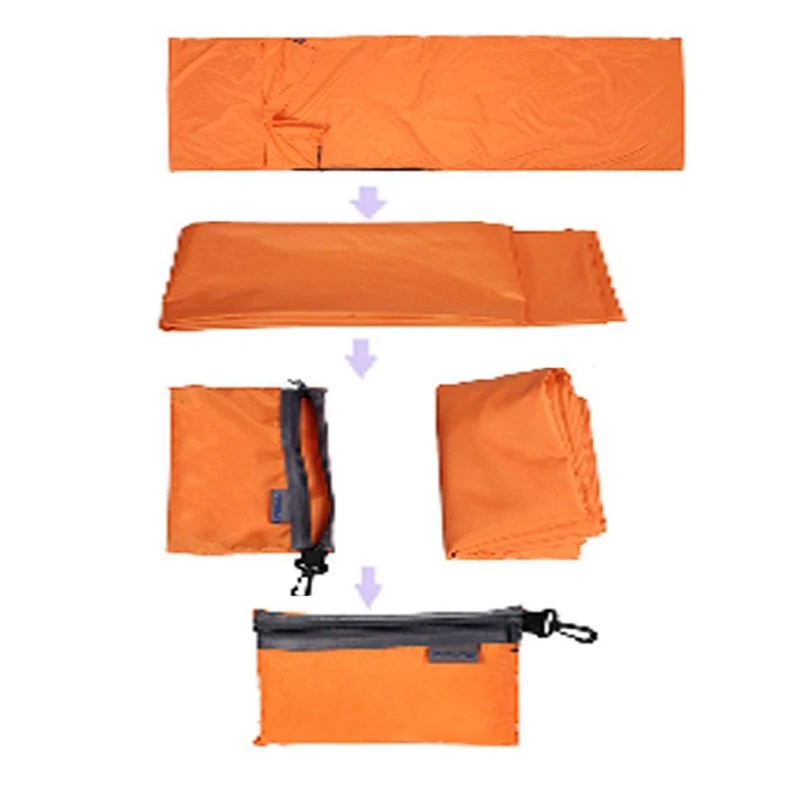 Ultralight Outdoor Sleeping Bag Polyester Travel Healthy Fast Folding Travel Activities Pongee Material Multifunctional Camping