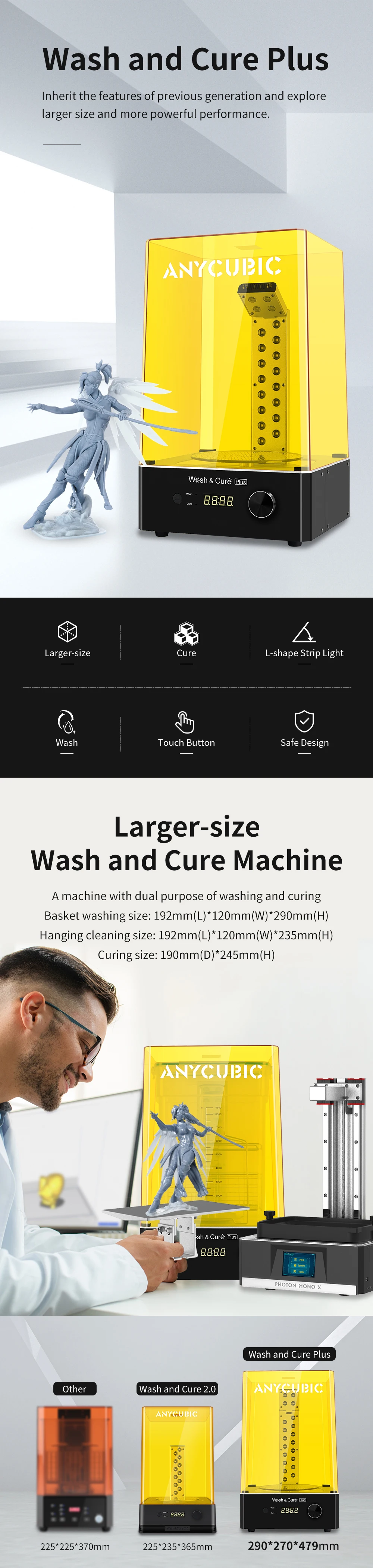 Anycubic wash and cure plus