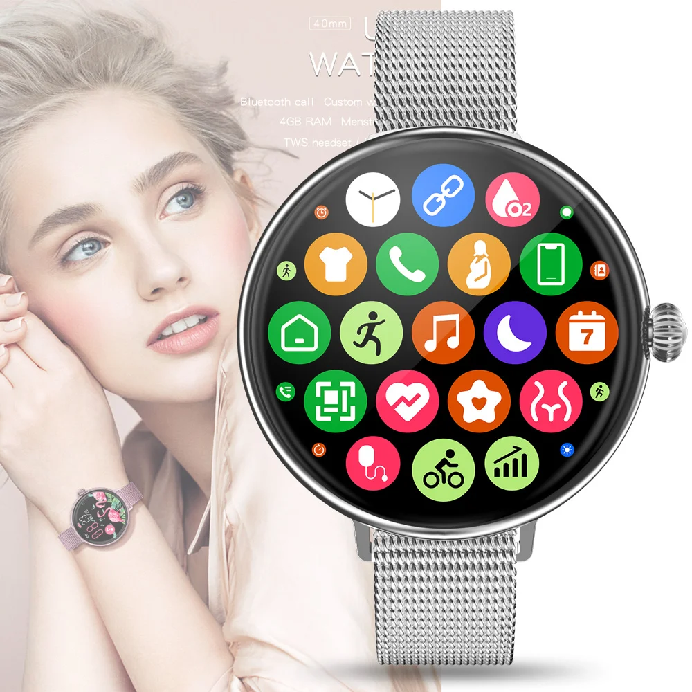 2020 Ladies Smart Watch Women Blood Pressure Heart