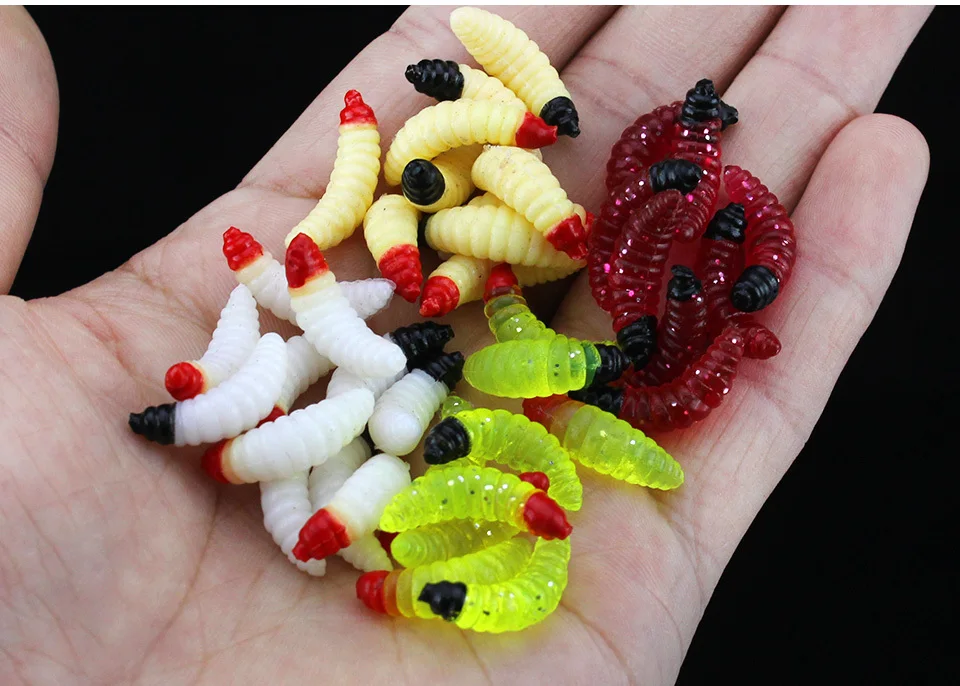 K8356-50PcsLot-PVC-Soft-Lures-Bread-Bug-Fishing-Lures-Simulation-Maggot-Grub-Soft-Baits-Worm-Fishing-Tackle-Multicolor_09