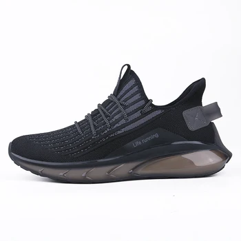 

Men's summer 2020 new breathable casual sports shoes fashion Korean version of flying woven coconut popcorn shoes