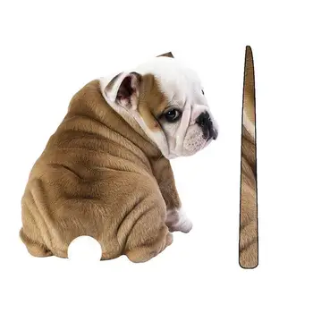 

A Shar Pei Dog Removable Car Styling Waving Wiper Sticker and Decals PVC Rear Window Windshield Stickers Auto Decors Accessories