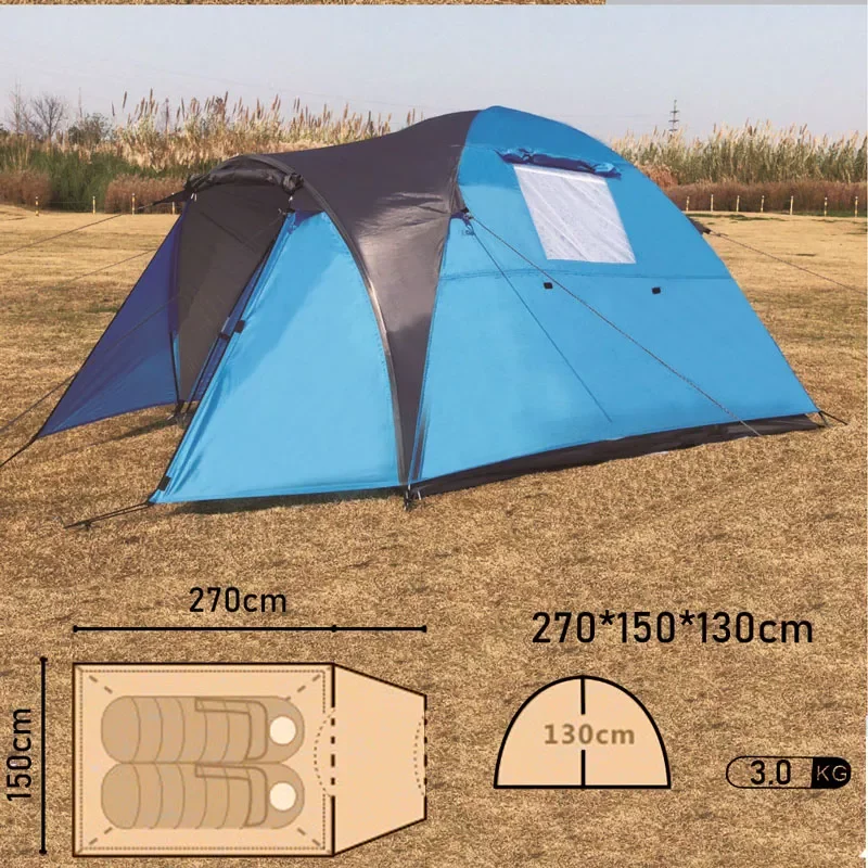 Tent 2-seater for camping blowing layer breathable tent |