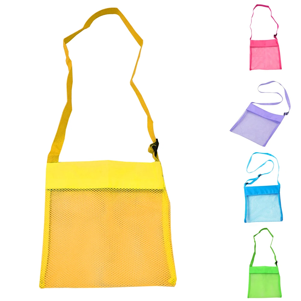 Lightweight Mesh Bag Big Capability Women Messerger Bags Toy Tool Storage Collection Pouch Tote Mom Kids Baby Beach Bag
