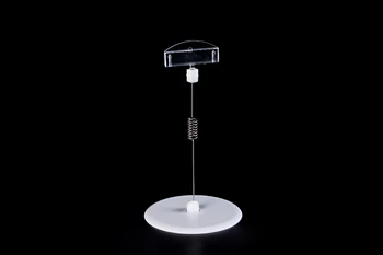 

White Disc Base U Photo Stand Sign Stand Rotating Picture Clip