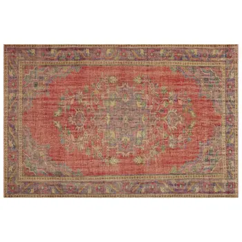 

Handmade Natural Vintage Turkish Area Rug 182x277 Cm-5'12''X9'1''