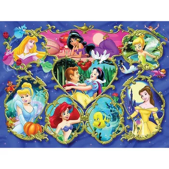 

Full Square/Round Drill 5D DIY Diamond Painting "Cartoon princess" Embroidery Cross Stitch Mosaic Rhinestone Home Decor
